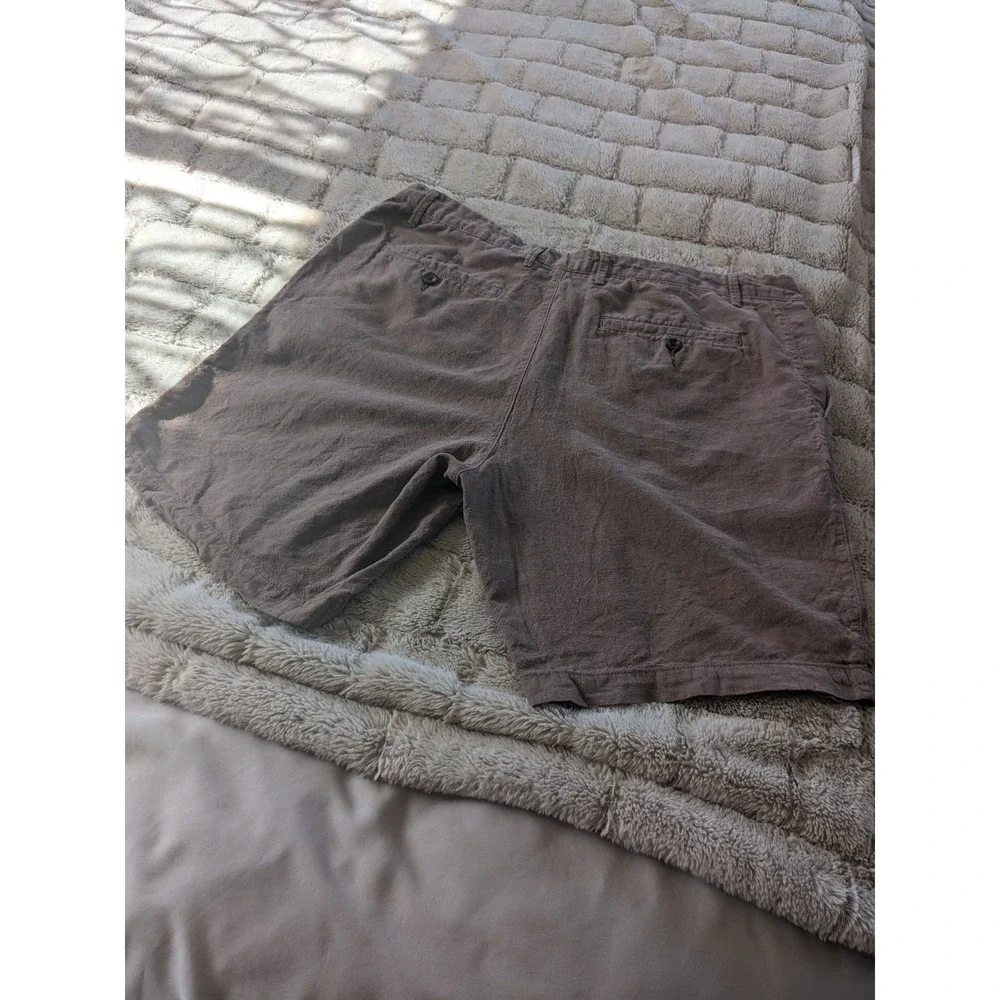 Goodfellow & Co Mens Every Wear Shorts Brown Size 38 Flat Front Casual